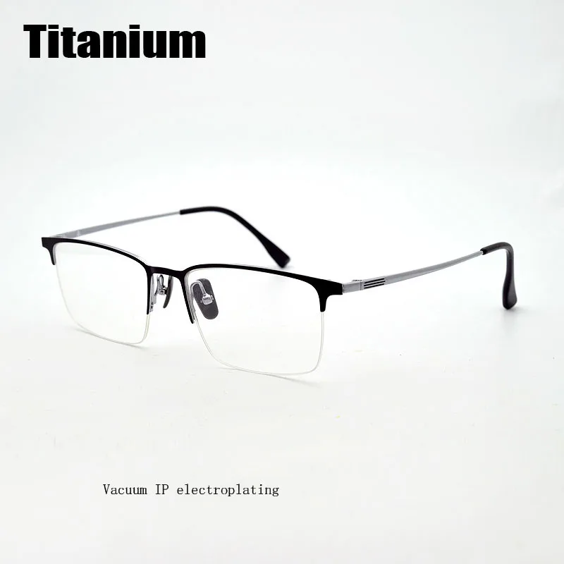 チタンビッグメガネ偏光ミラーメンズ処方近視磁気吸引サングラスナイトビジョンクリップメガネ