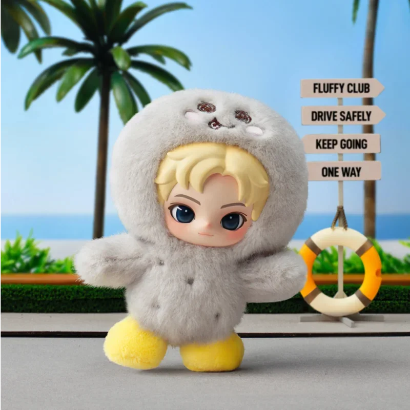 POP MART Fluffy Club Riize Series Слепая коробка Оригинальные игрушки Сюрприз-бокс Кукла Аниме-фигурка Украшение