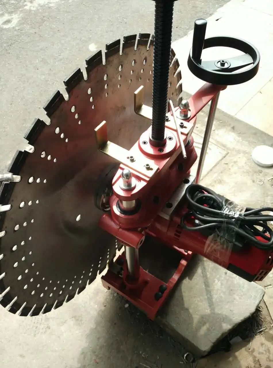 Handheld Concrete Cutting Machine Wall Saw Blade Cutting Machine 350mm High Power Wall Slotting Machine