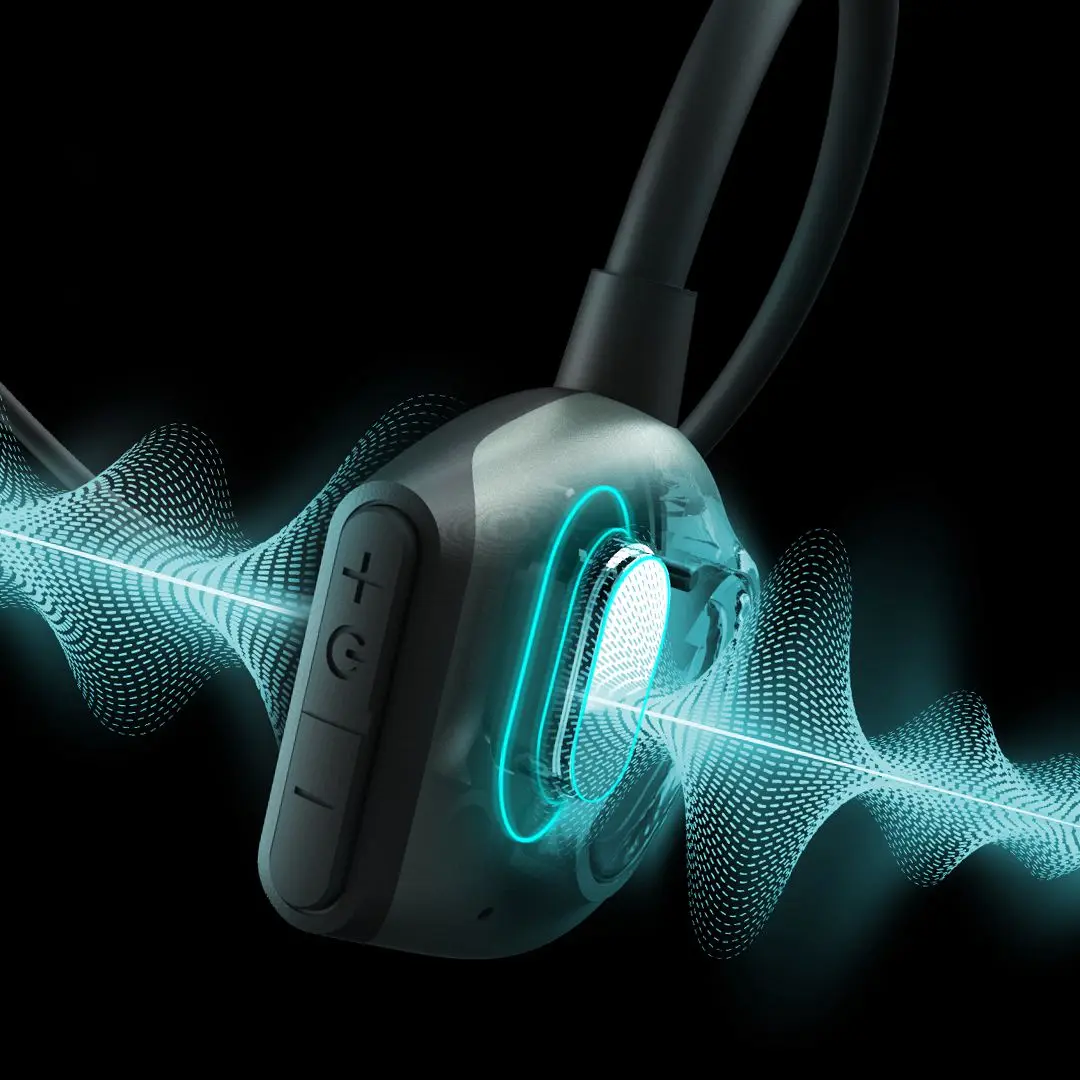 Youpin ULL Bone Conduction Earphones Me-300S Automatic Folding Storage Bluetooth 5.3 Ear-hook Wireless Headset Waterproof Earbud