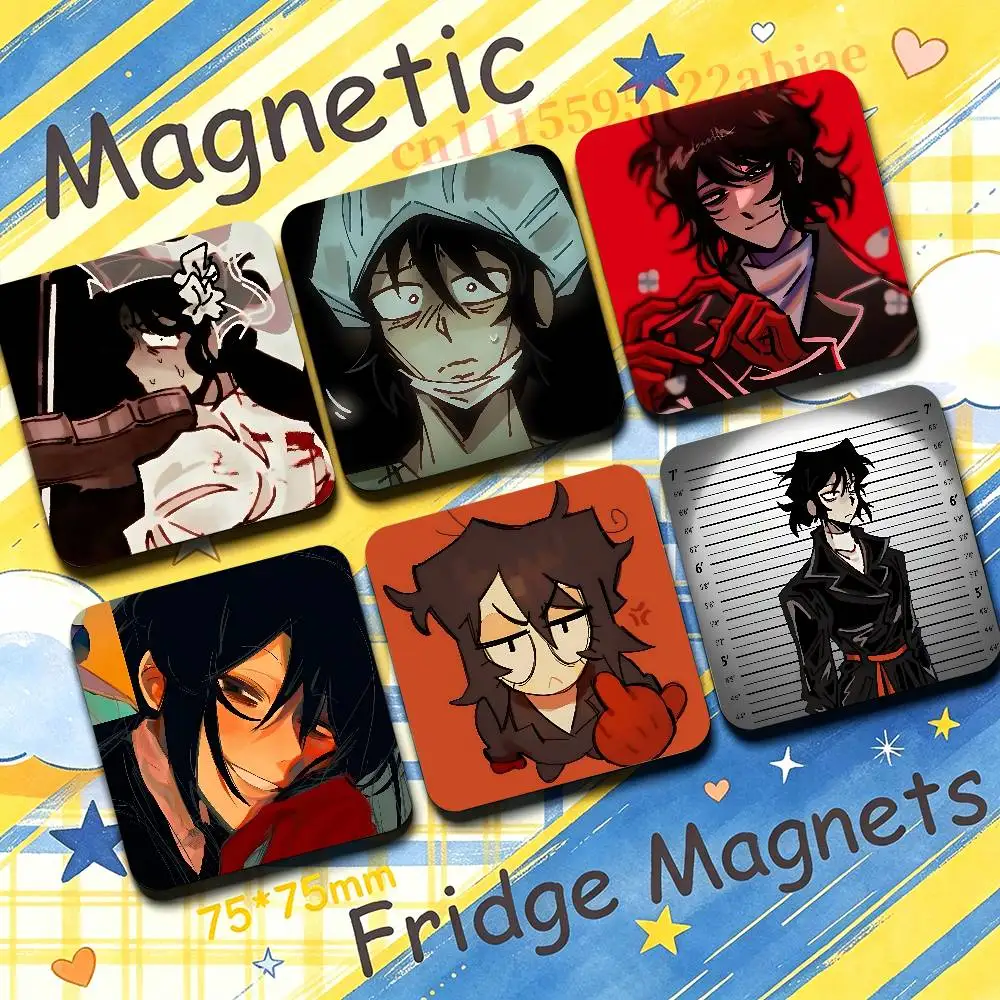 Married in Red 75mm Square Fridge Magnet Cute Refrigerator Magnet Office Cabinet & Home Kitchen Decoration Gift