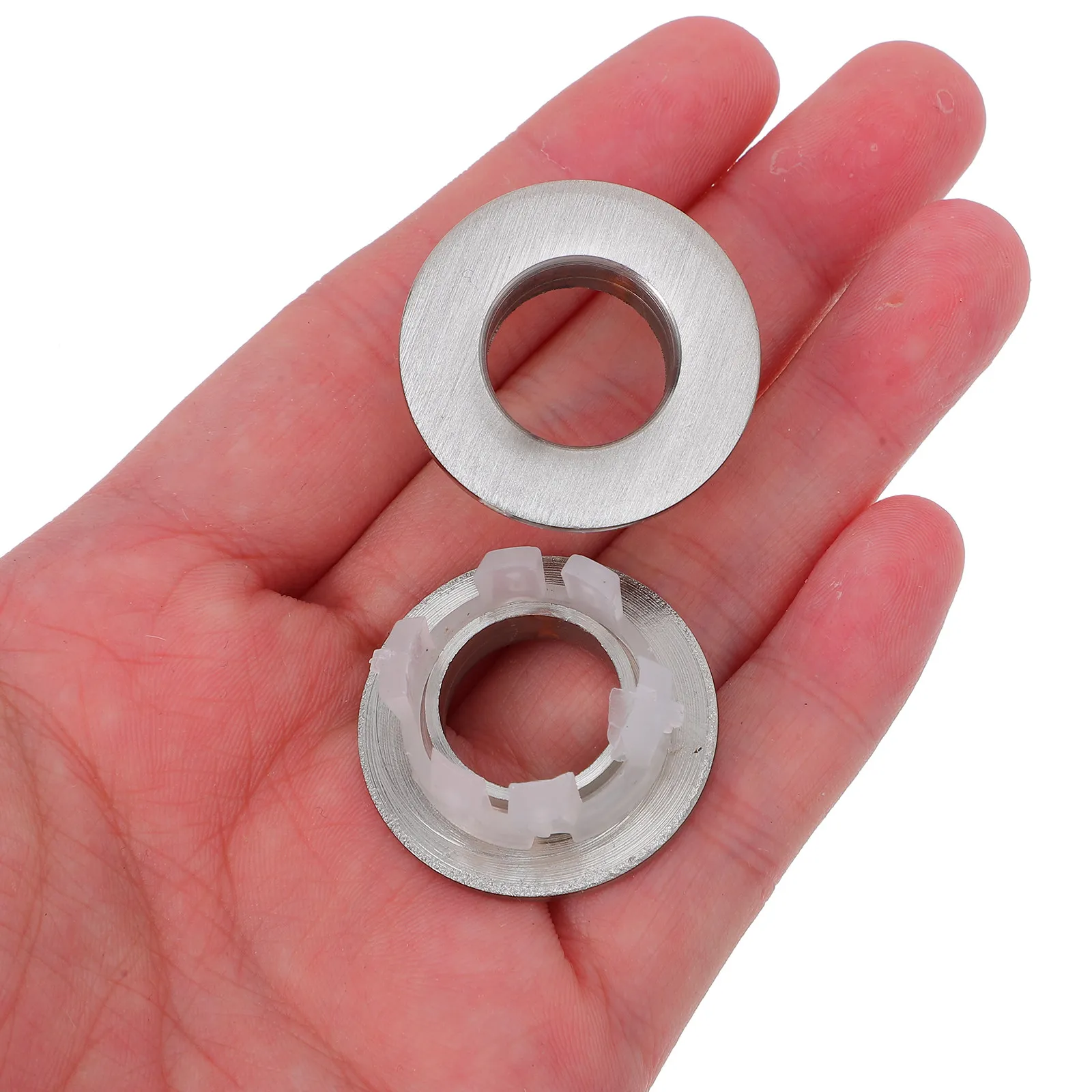 

Комплект из 4 декоративных металлических колпачков для слива раковины, универсальные заглушки для ванной комнаты, защита от брызг