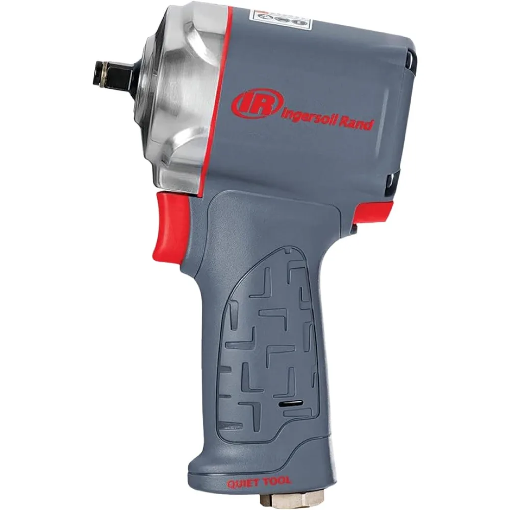 

Half-Inch Quiet Air Impact Wrench with Up to 640 ft-lbs Torque, Compact and Lightweight at 2.4 lbs
