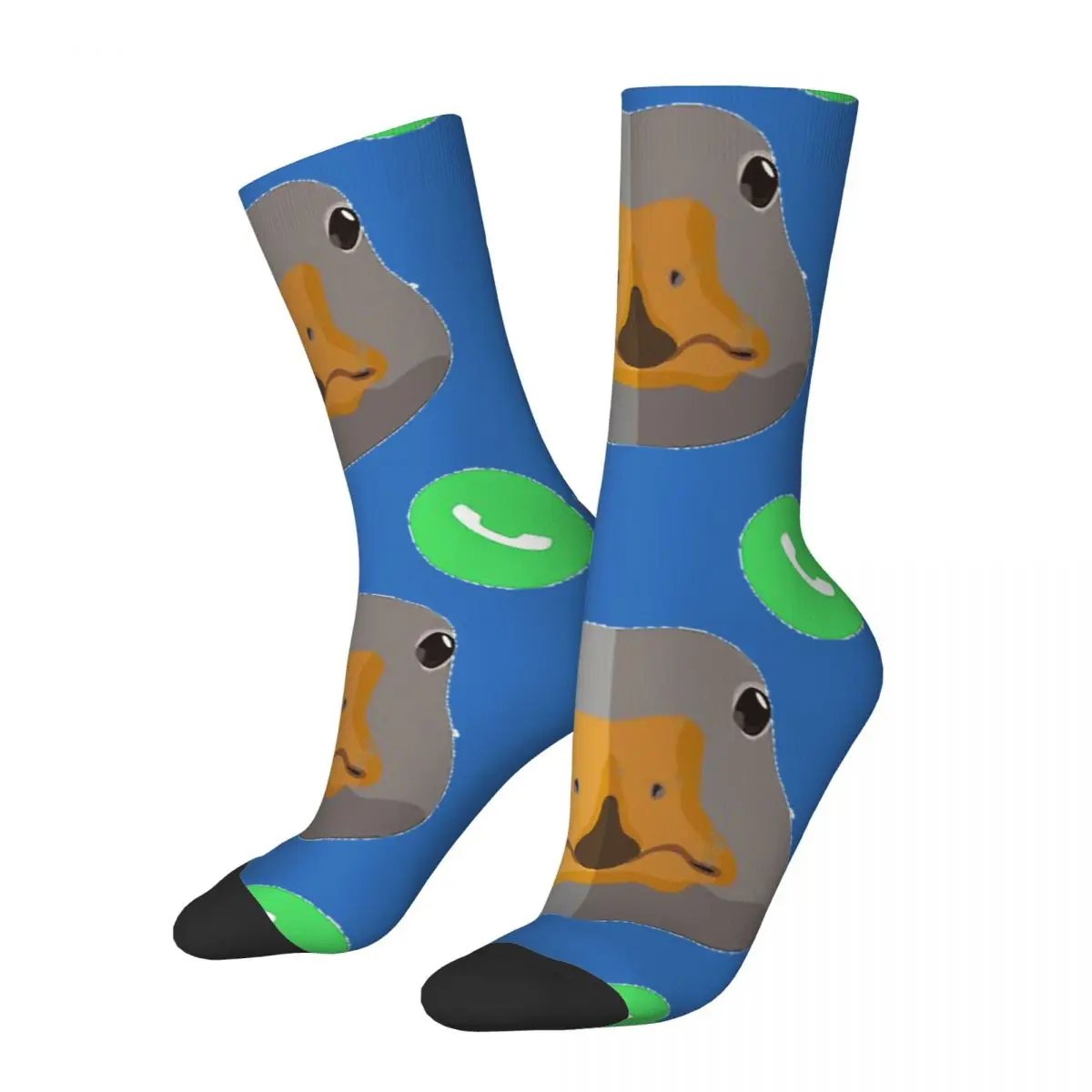 Funny Crazy Sock for Men My Goose Is Calling And I Must Go Animals Lover Hip Hop Harajuku Goose Seamless Printed Boys Crew Sock