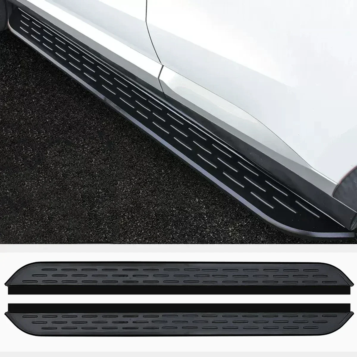 

New! 2pcs fit for Honda Pilot 2023 2024 Side Step Running Board Aluminium Pedal (with Brackets)