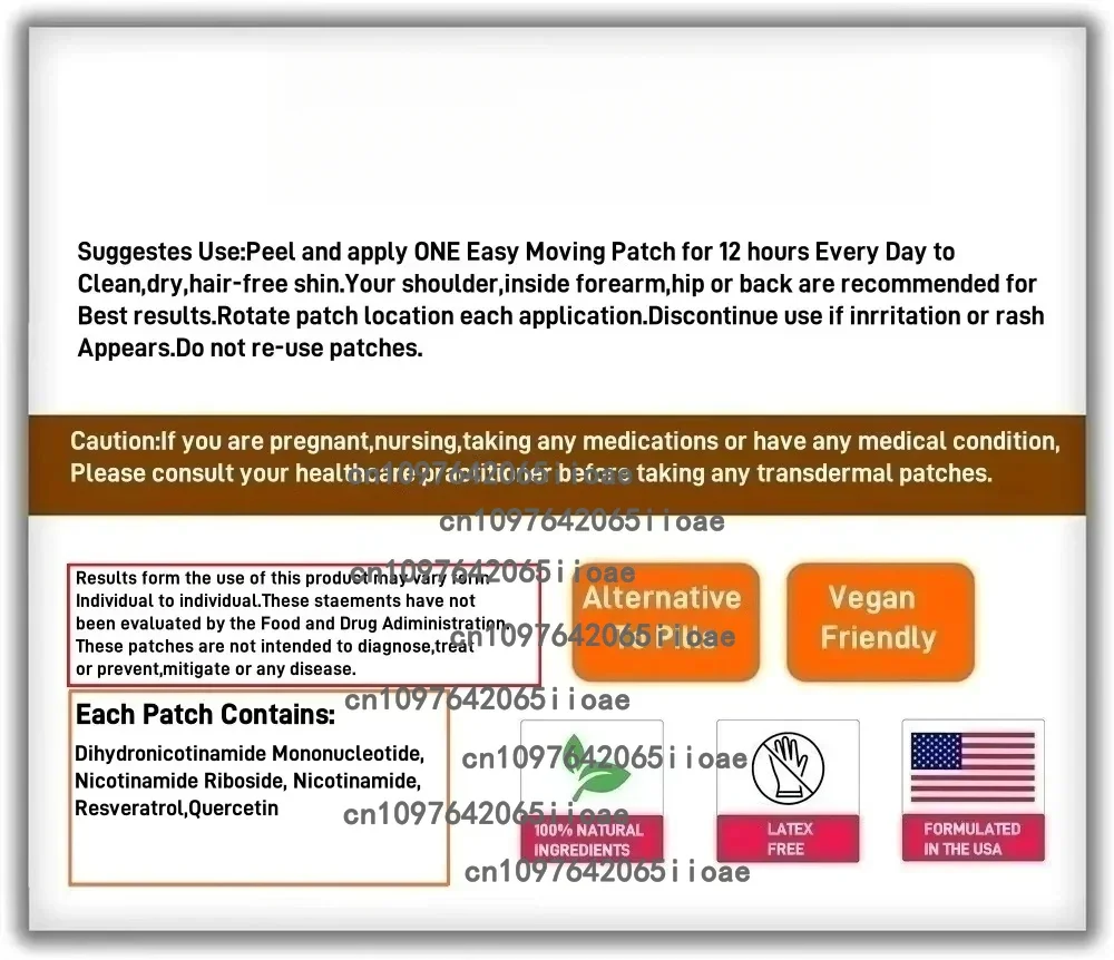 30 رقعة Think Transdermal Patches فيتامين الدماغ للذاكرة والتركيز، رقع التركيز Nootropics