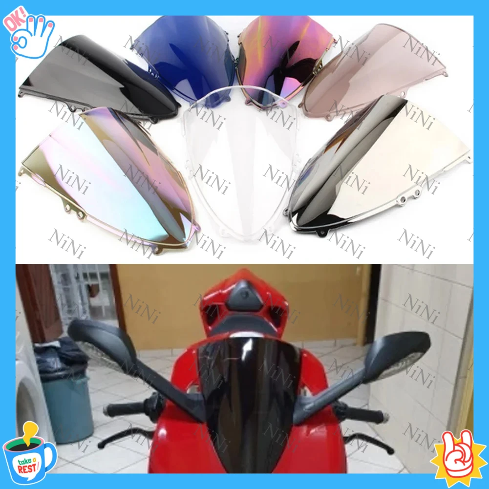 Motorcycle For Ducati Panigale 1199 899 1199S 1199R 2011-2015 2016 2017 Double Bubble Windshield Deflector Protector Wind Screen