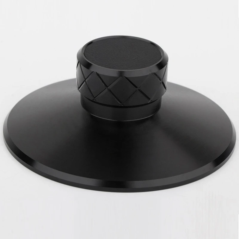 Vinyl Turntable Weight Metal Disc Stabilizer Vibration Reducer Record Clamp Turntables Black Durable Easy To Use