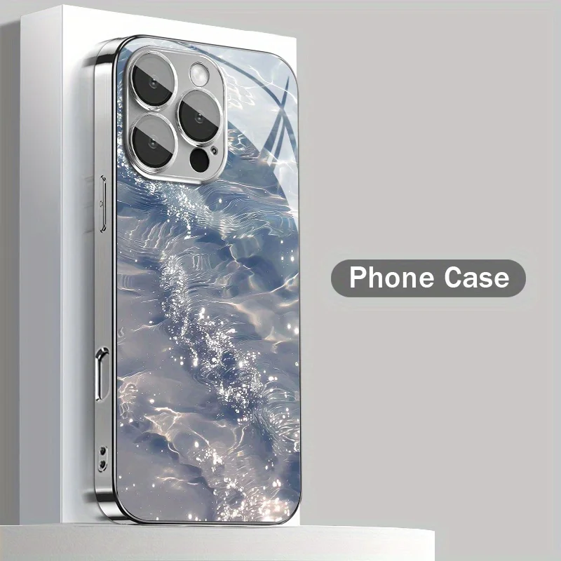 Grey Marble Fluid Design Phone Case for Samsung Galaxy S26 S25 S24 S23 S22 S21FE Ultra Plus Electroplated Glass Hard TPU Shell