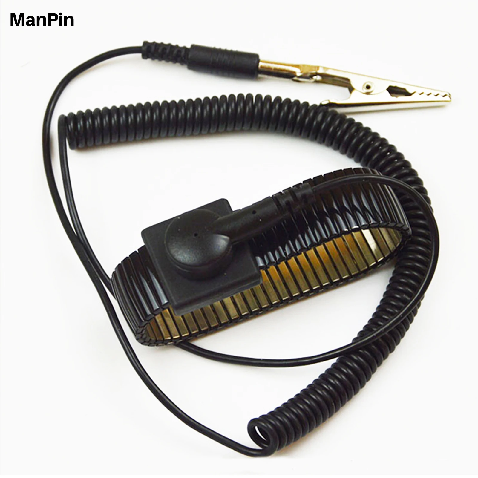 معدن مكافحة ساكنة شريط للرسغ كهرباء ESD كابل التفريغ اللاسلكي قابل للتعديل مصنع Workbentch إنتاج إصلاح الهاتف