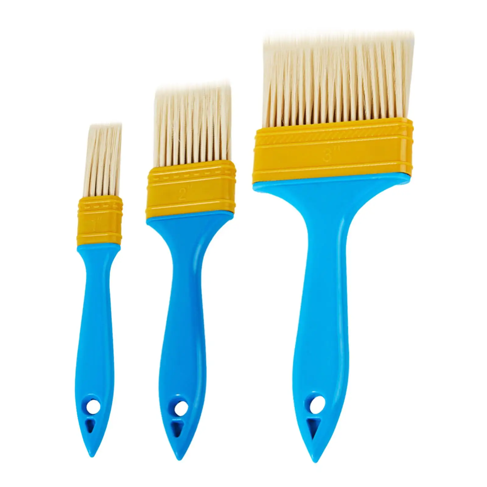 3x Paint Brushes Professional Versatile Paintbrush for Paint Watercolor Oil