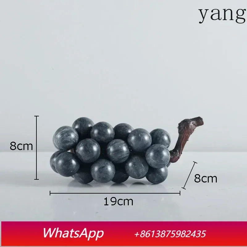 

LH minimalist marble grape string sculpture desk decoration craft decoration