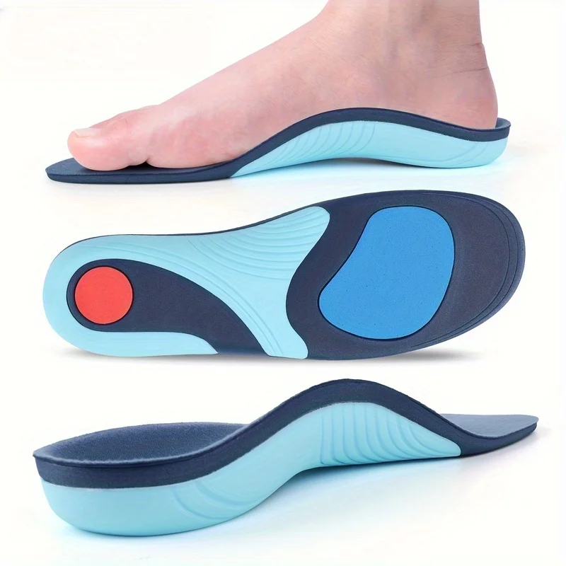 

Arch Support Inserts,Heavy Duty Orthotic Insoles - 220+ Lbs Weight Capacity, Sport Inserts with Cushioned Heel & Toe, Non-Slip
