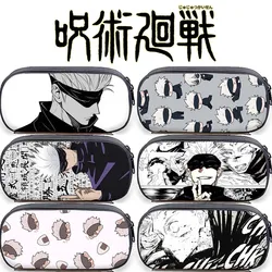 Jujutsu Kaisen Satoru Gojo Cartoon Pencil Cases Large Capacity Pencil Bag Office Student Stationery Organizer School Supplies