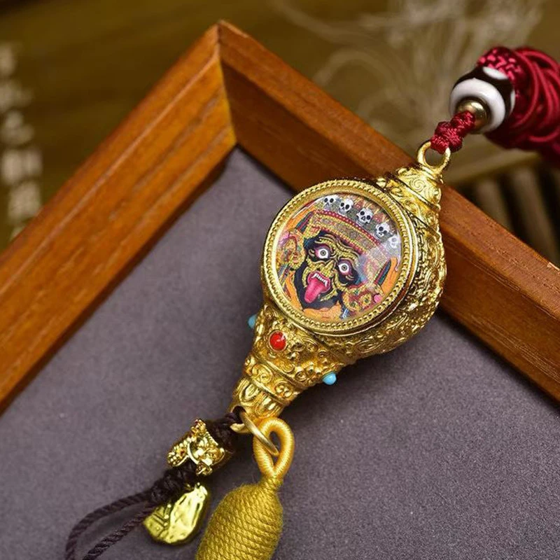 New-style , simple hand-painted thangka Zaki Lam pendant necklace cord, phone strap