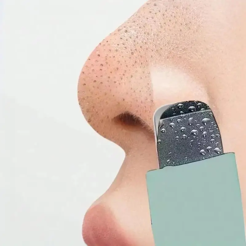 1Pc Gentle Facial Pore Cleanser Silicone Facial Scraper Nose Blackhead Remover Tool Skin Scrub Facial Scraper Skin Care Tools..~