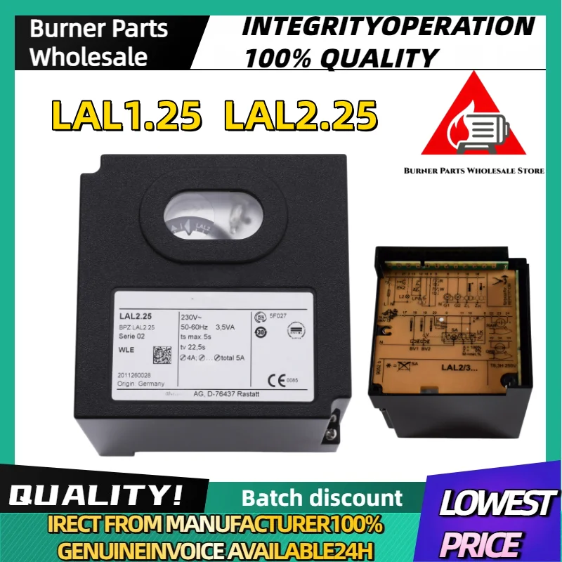 New Original Imported LAL2.25 LAL1.25 Burner Program Controller Combustion Sequence Controller Industrial Boiler Heating Spare P