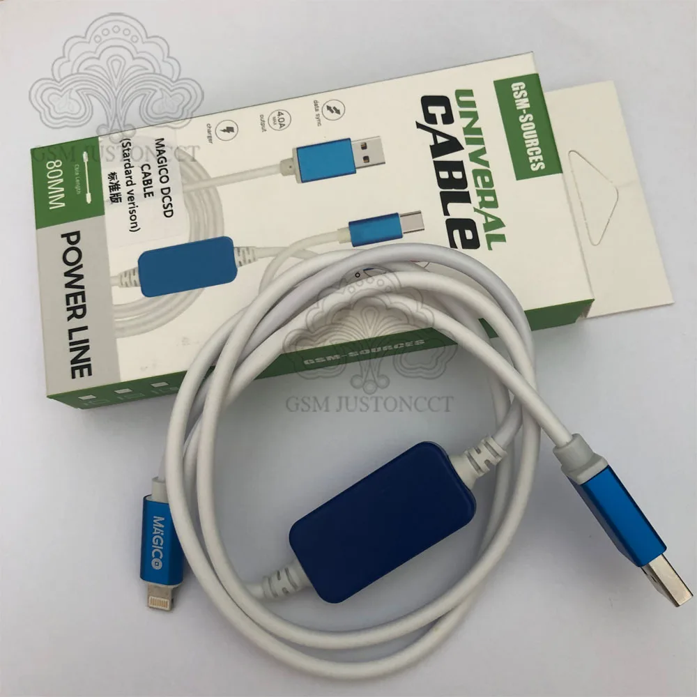 كابل Magico CFG DCSD كابل المنفذ التسلسلي الهندسي Alex لقراءة كتابة بيانات Nand SysCfg لهاتف iPhone 6S-X لشاشة iPad الأرجوانية