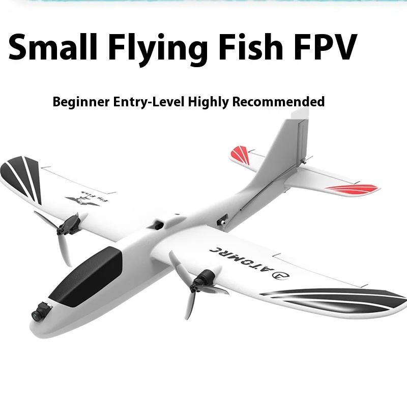 

Atomrc маленький гибкий FPV самолет с фиксированным крылом игрушка с дистанционным управлением маленькая летающая рыбка для начинающих практика хобби