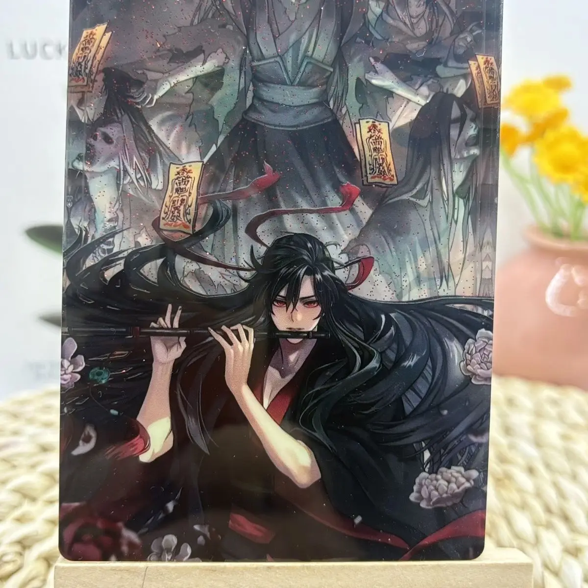 مجموعة هدايا من الألواح الدائمة من الأكريليك تتميز بسلسلة الرسوم المتحركة "موداو زوشي" وواي ووشيان" مع جونغ الرمل المتدفق