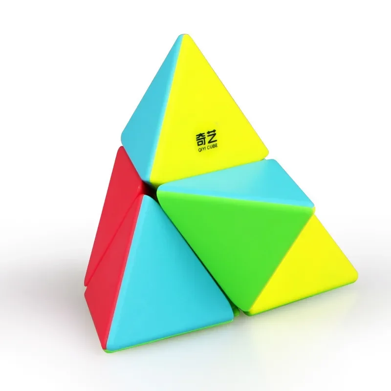 [ECube] QiYi Pyraminx 2x2 Cubo Magico Geschwindigkeit Spielzeug Zauberwürfel Professionelles Spiel Glatt Kreative Sicherheit Bildung Puzzle Geschenk