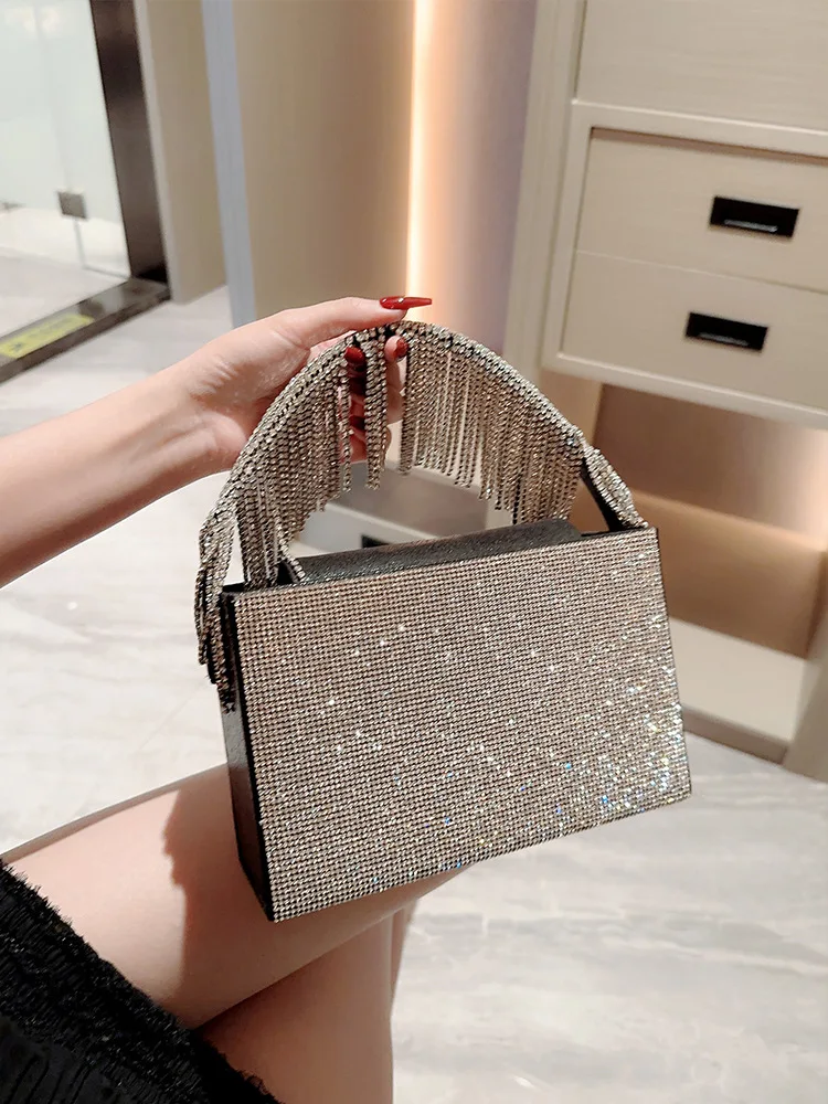 Evening Purse Luxury Clutch Bags For Women Party Rhinestone Wedding Diamond Bag Shape Bag Evening Handbag 2023 New Fashion