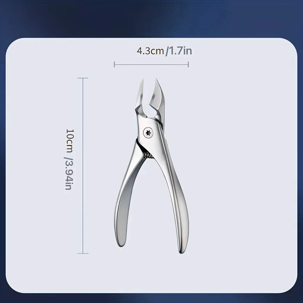 1pcs Mini Stainless Steel Horn Pliers Nail Clippers with Eagle Beak for Toenails And Ingrown Nails, For Toenail& Foot Clean view 4
