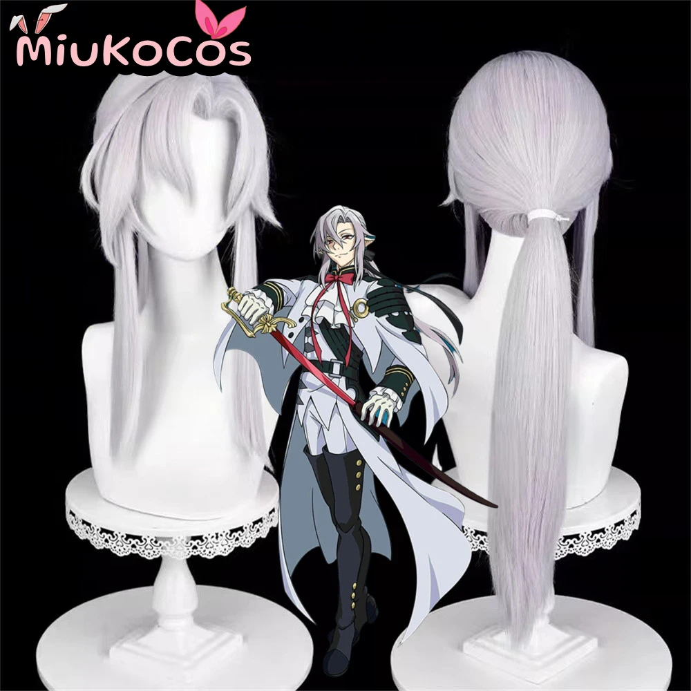 

В НАЛИЧИИ Ferid Bathory Косплей Парик MiukoCosplay Аниме Серафим Конца Косплей
