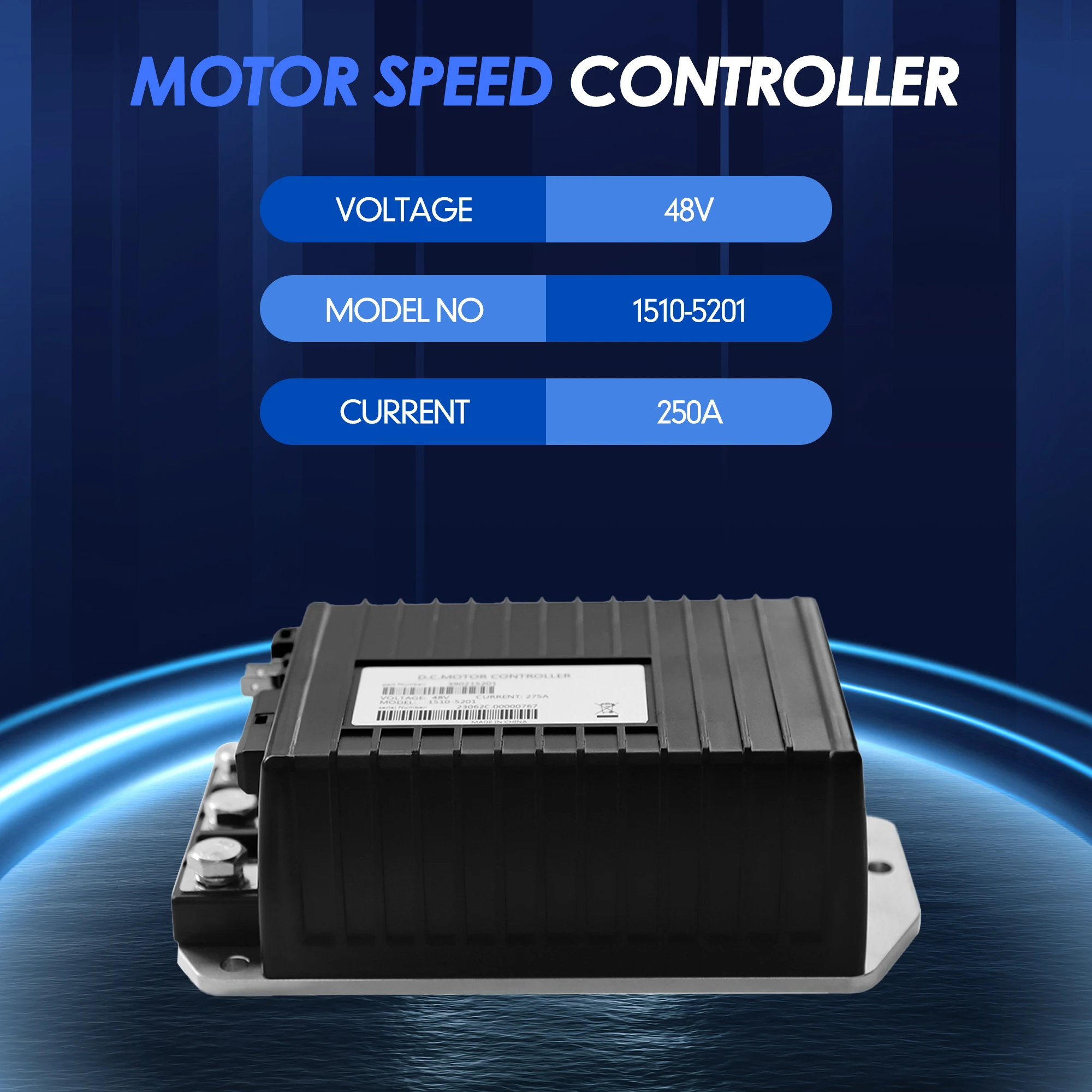 1510-5201 48V 250A Motor Speed Controller 101956501 for Curtis Club Car DS Precedent 2000-2009 Golf Carts