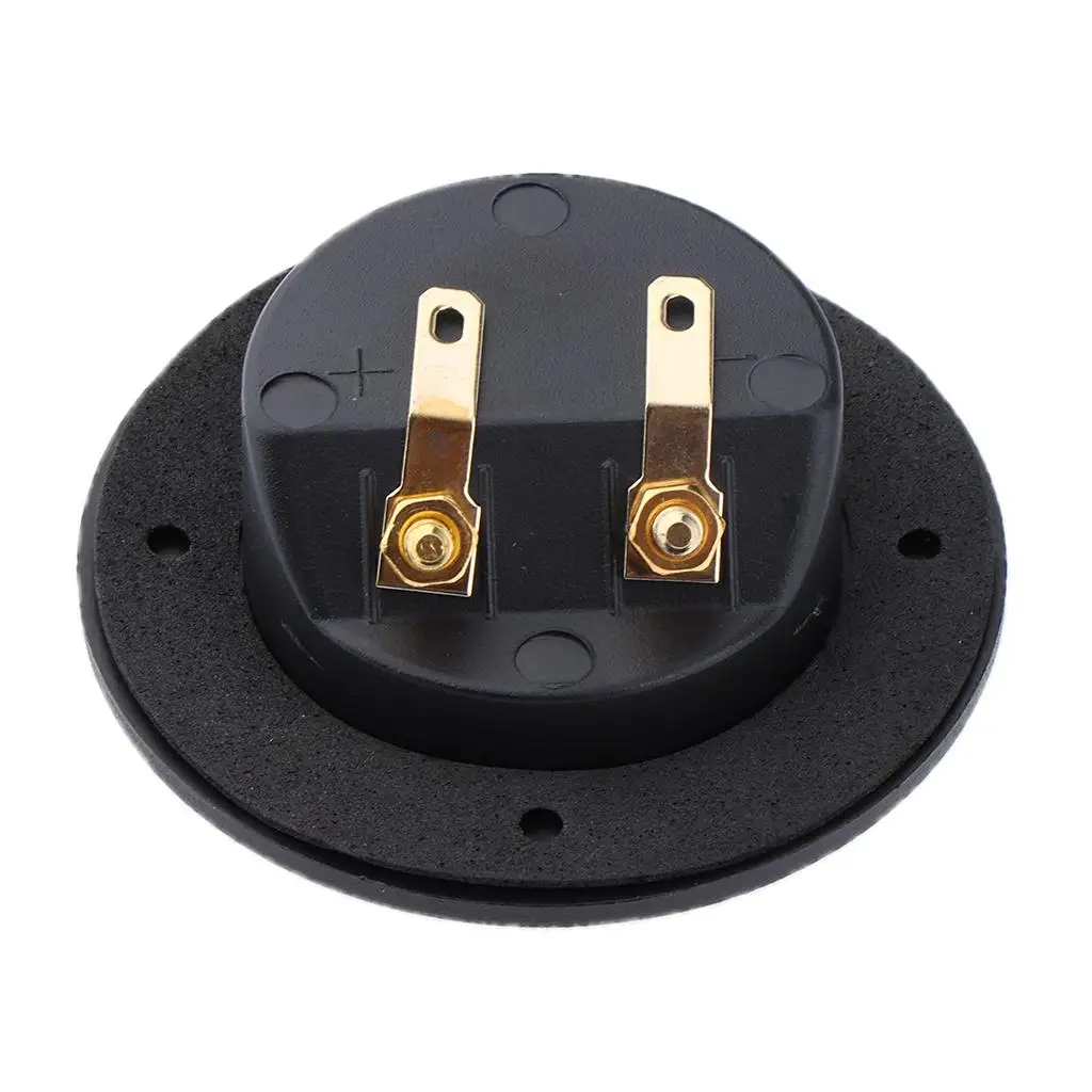 Speaker Box Two Way Terminal Connector Spring Jacks Pure Copper Durable Plastic for Home Audio