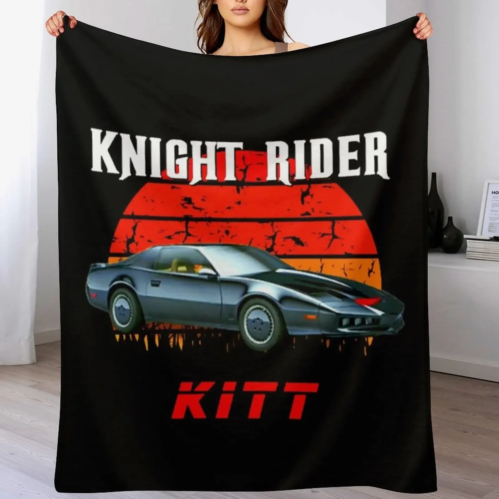 K2000 knight rider Throw Blanket for winter Thin anime Blankets