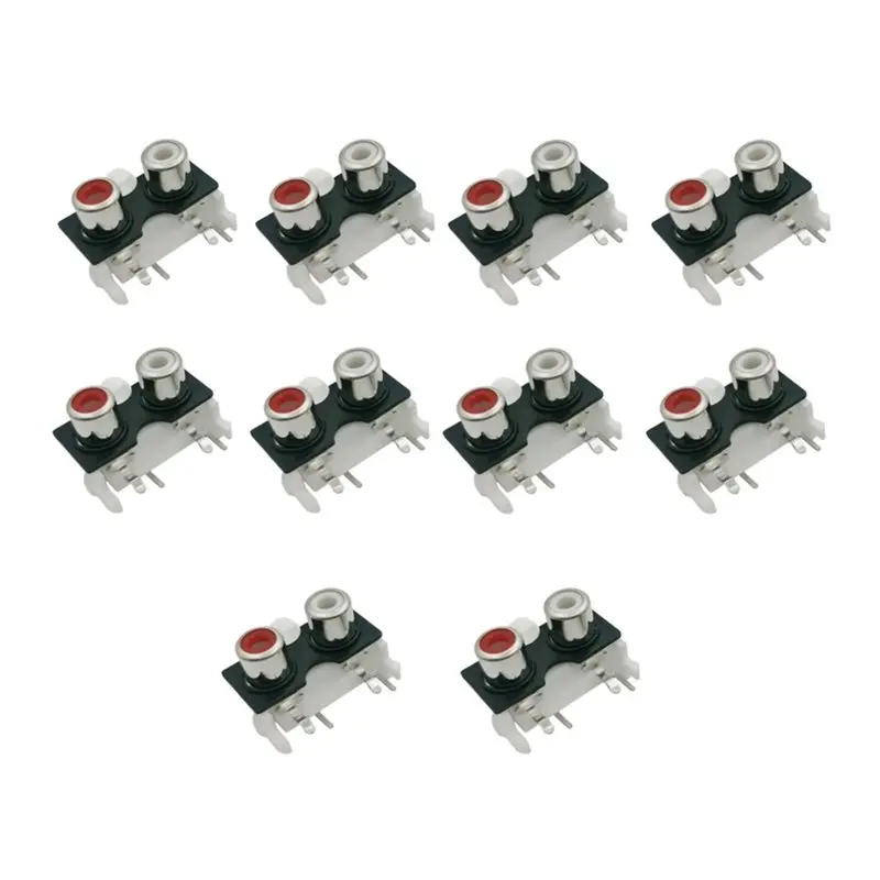 AS95-Conector de soquete RCA de alta qualidade, 10 peças, para Pioneer CDJ-2000, para CDJ-2000 DJM-900 NEXUS, conector de tomada RCA