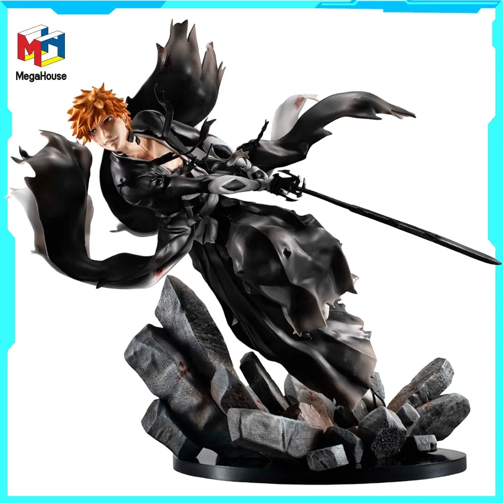 

100% in Stock Original Bandai Spirits Bleach Kurosaki Ichigo Anime Figure Original Genuine Finished Figure Garage Kit Gift