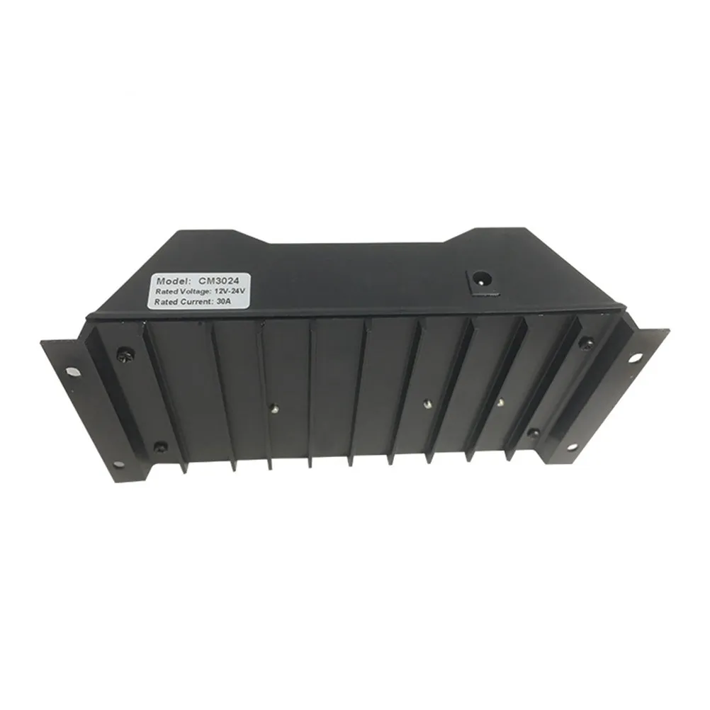 

Солнечный контроллер заряда CM3024Z 30A 12V 24V PWM-регулятор для домашних, промышленных и коммерческих солнечных панелей и генераторов