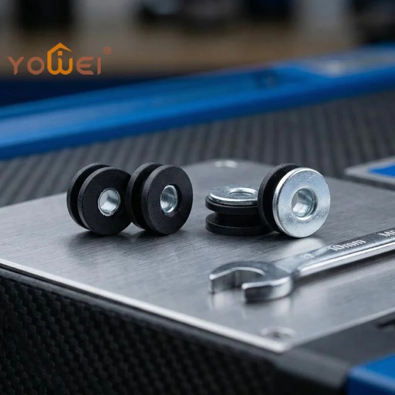 Latest 5Sets Pressure Relief Cushion Motorcycle Rubber Grommets Bolt Kit DIY Accessories Circular Shock Absorber Pad