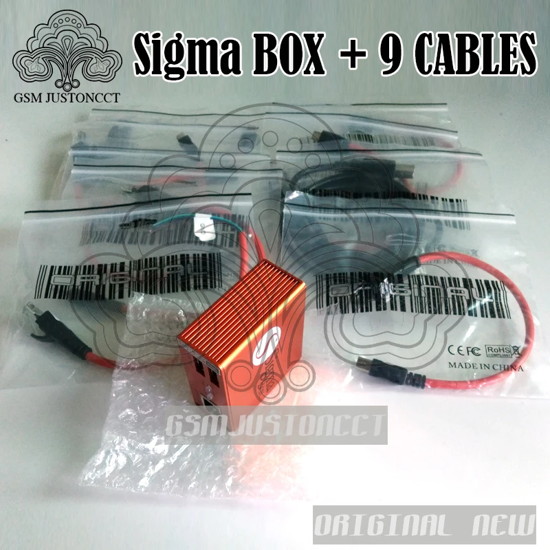 Newest Original Sigma Plus Box With 9 Cable With Activation Pack1+Pack2+Pack3 + Pack4 +Pack5 New Update for Huawei.Nokia,ZTE