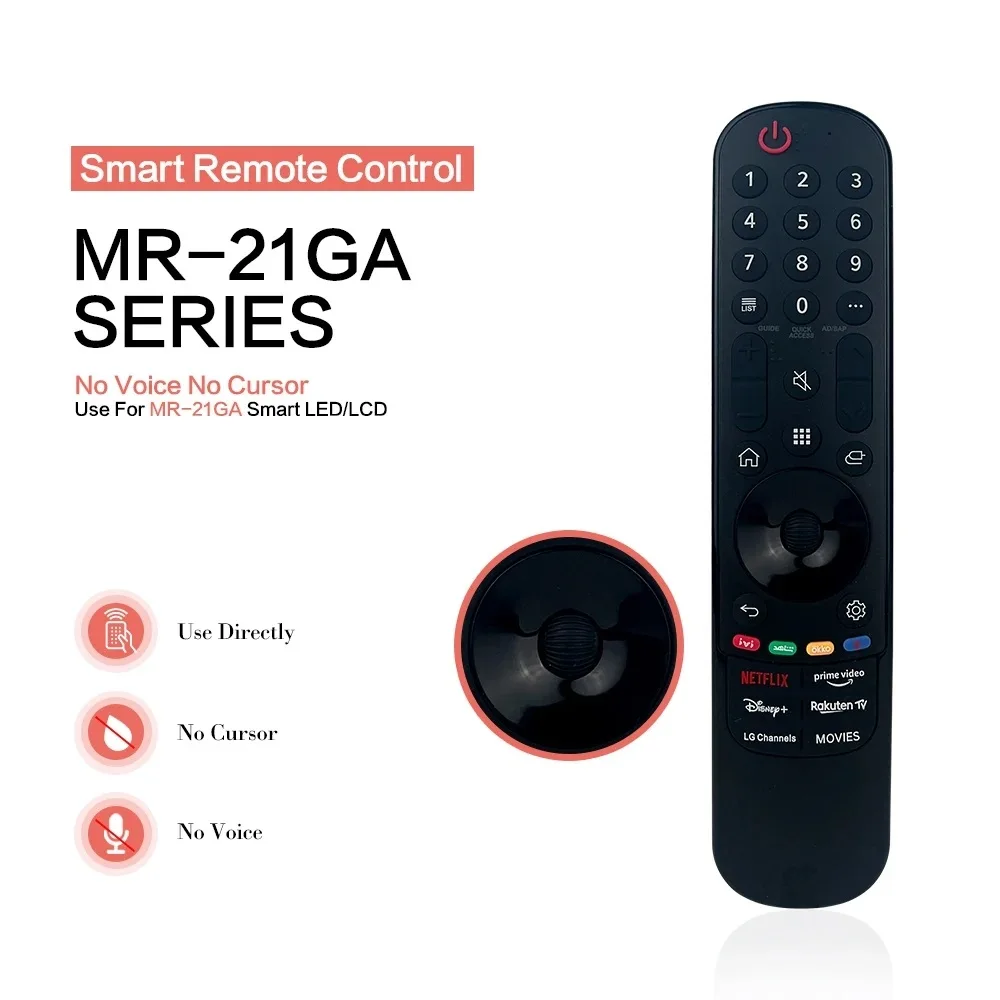 

YP Replacement for LG TV Magic Remote Control MR21GA MR23GA MR22GA MR20CA NO Pointer No Voice Function Shortcut Button Sensitive