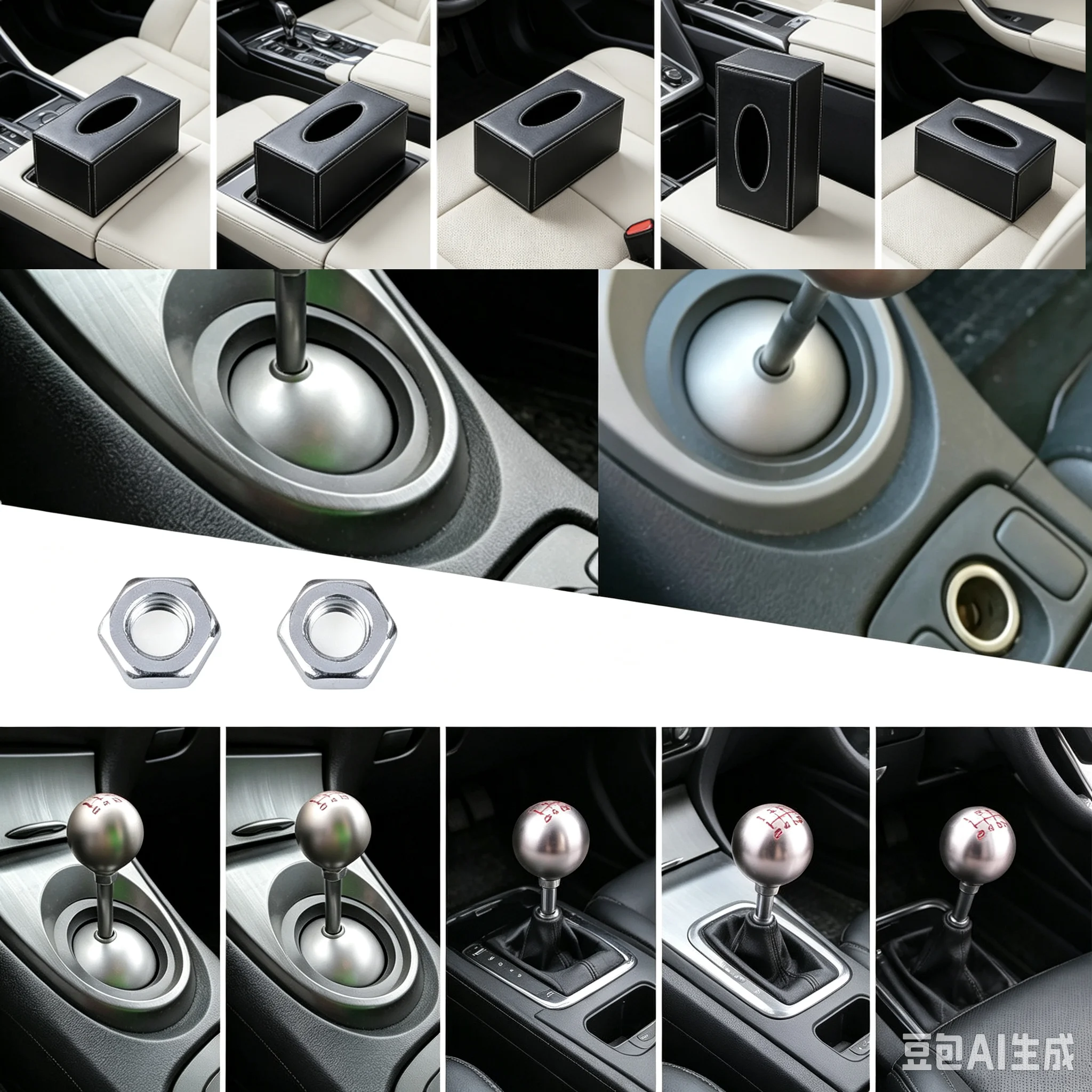 Car Aluminum 5 6 Speed Ball Shape Gear Shift Knob M10*1.5 Fit For Honda Civic City FD2 FN2 EP3 TYPE R DC2 DC5 AP1 AP2 S2000 F20C