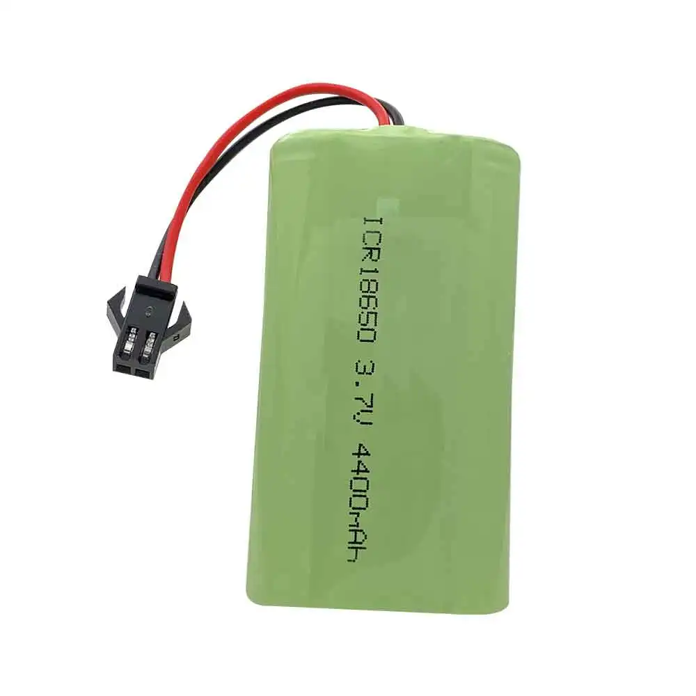 Bateria litowa 3,7 V 18650 4400 mAh akumulator megafon głośnik tablica zabezpieczająca SM/PH2.0 wtyczka