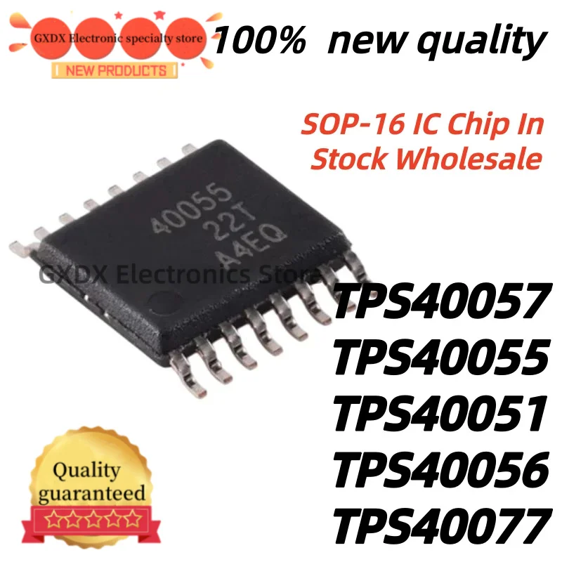 10Uds 100% Nuevo Quality TPS40056 TPS40051 TPS40057PWPR TPS40057 40057 TPS40055 TPS40077 SOP-16 IC Chip In Stock Wholesale