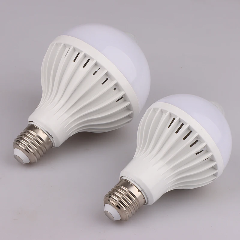 LED 220V E27 PIR Motion Sensor Lamp 5W 7W 9W 12W Bulb With Motion Sensor Infrared Radiation Motion Detector Night Light