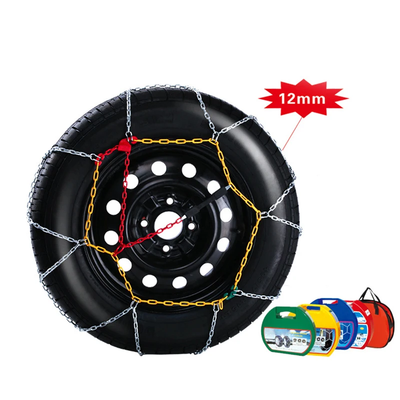 Alloy steel anti-skid chains for new KN cars, wear-resistant winter emergency snow thickened tire snow chains