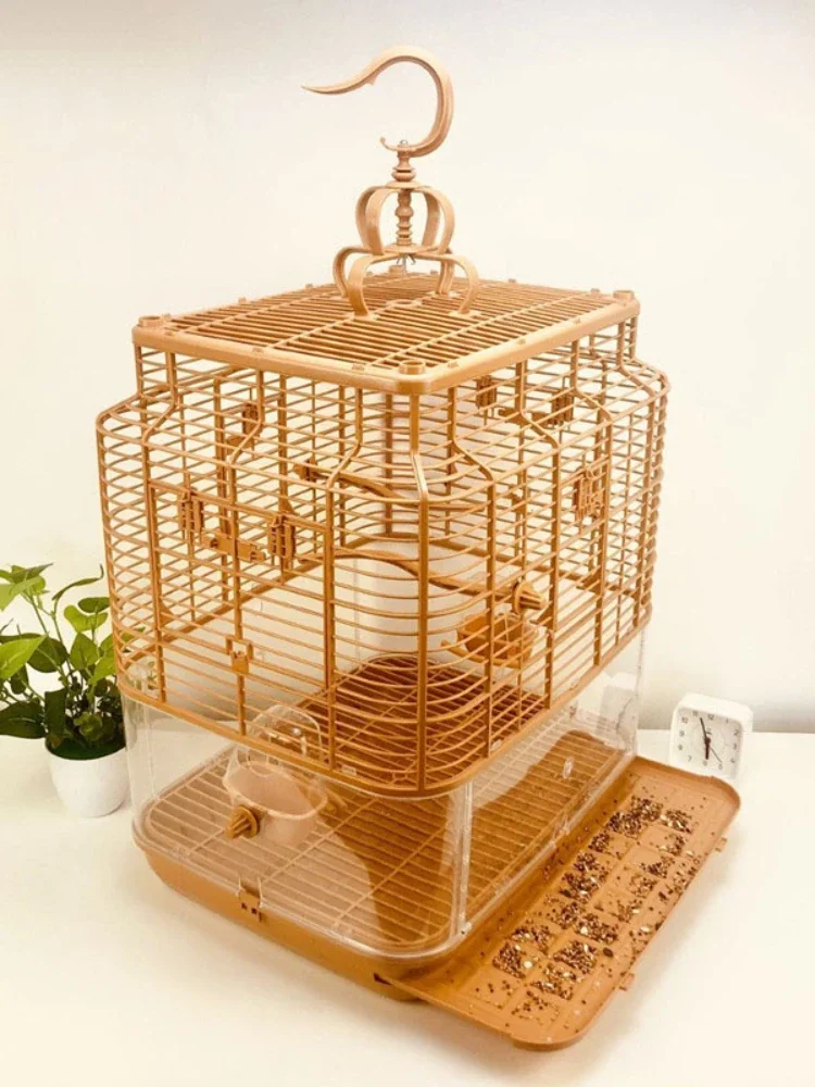 Birdhouse Cage Breeding Playground FeederCarrying Passaros Habitat