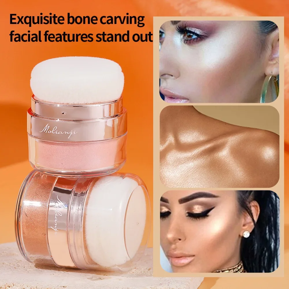 بريق الجنية تسليط الضوء على بات مسحوق العروس الزفاف تسليط الضوء على مسحوق الجسم بريق لخلق ماكياج البريق، للهدايا والحفلات #2