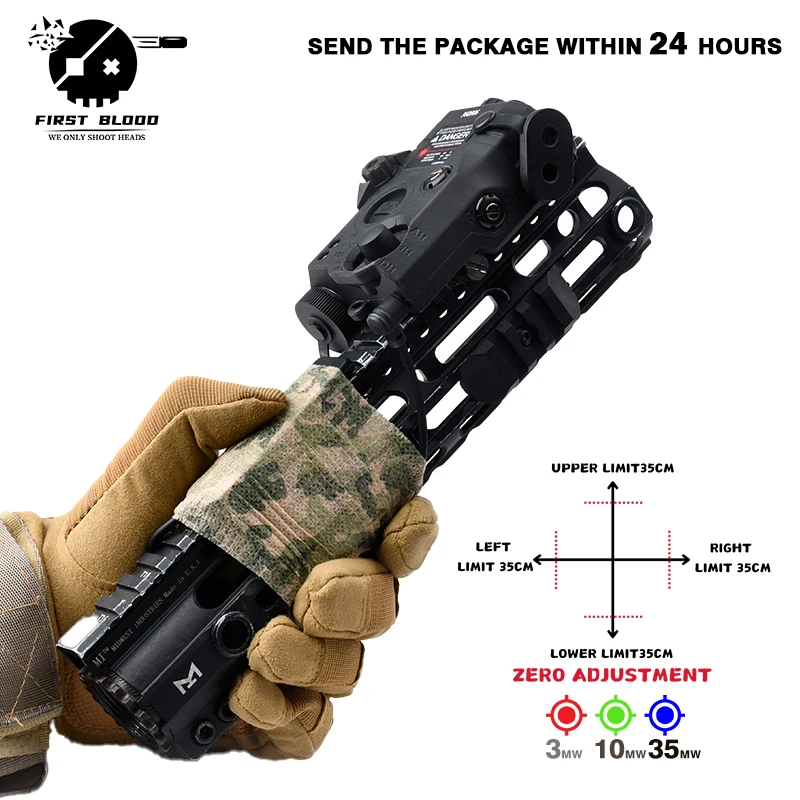 التكتيكية الادسنس PEQ-15 PEQ15 LA5C ريد دوت مؤشر الليزر التمويه غير مرئية الشريط كشاف ضوء LED ستروب مصباح يدوي #1