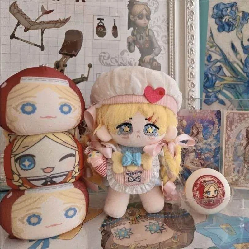 

Мягкая хлопковая кукла-персонаж из игры Identity V, 10 см, в стиле кавай, с каркасом, для косплея, мультяшная, для самостоятельной переодевки, фигурка, подарок