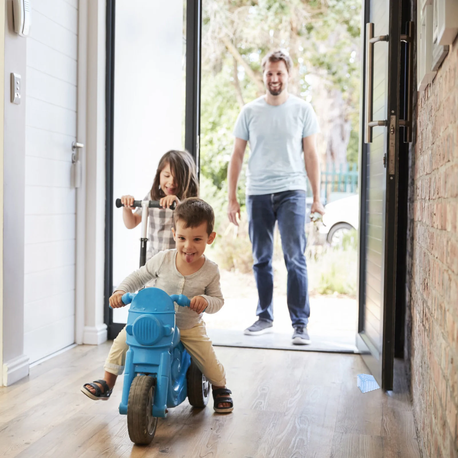 

6Pcs Door Wedge Stoppers Heavy Duty PVC Anti-Skid Floor Door Stop for Home Use Prevents Slamming on Hardwood Tile Stone Concrete