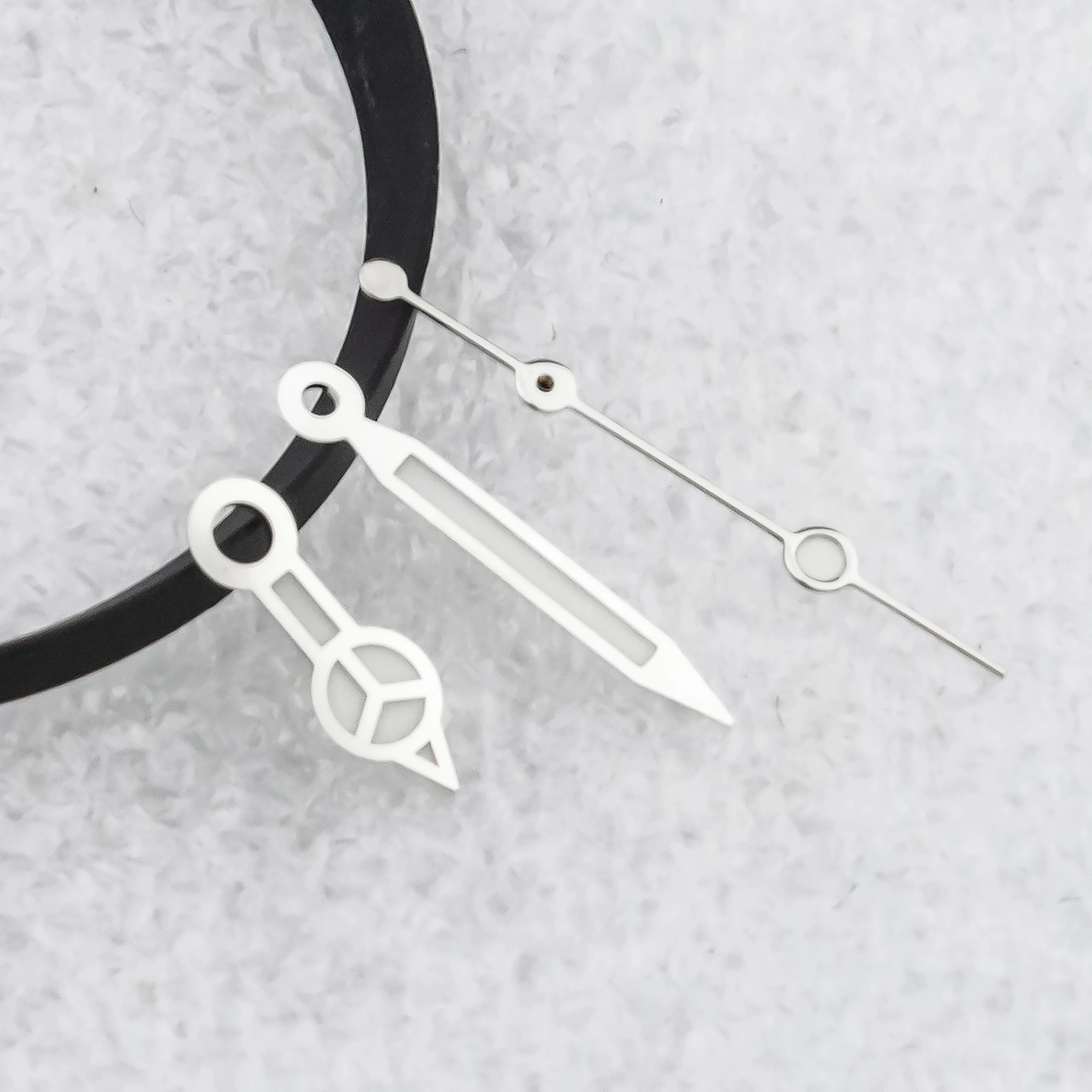 28.5mm New Meteorite Watch Dial Hands NH35 Dial Pointers Needles for SUB NH35 Automatic Movement Men Watch Accessories Parts