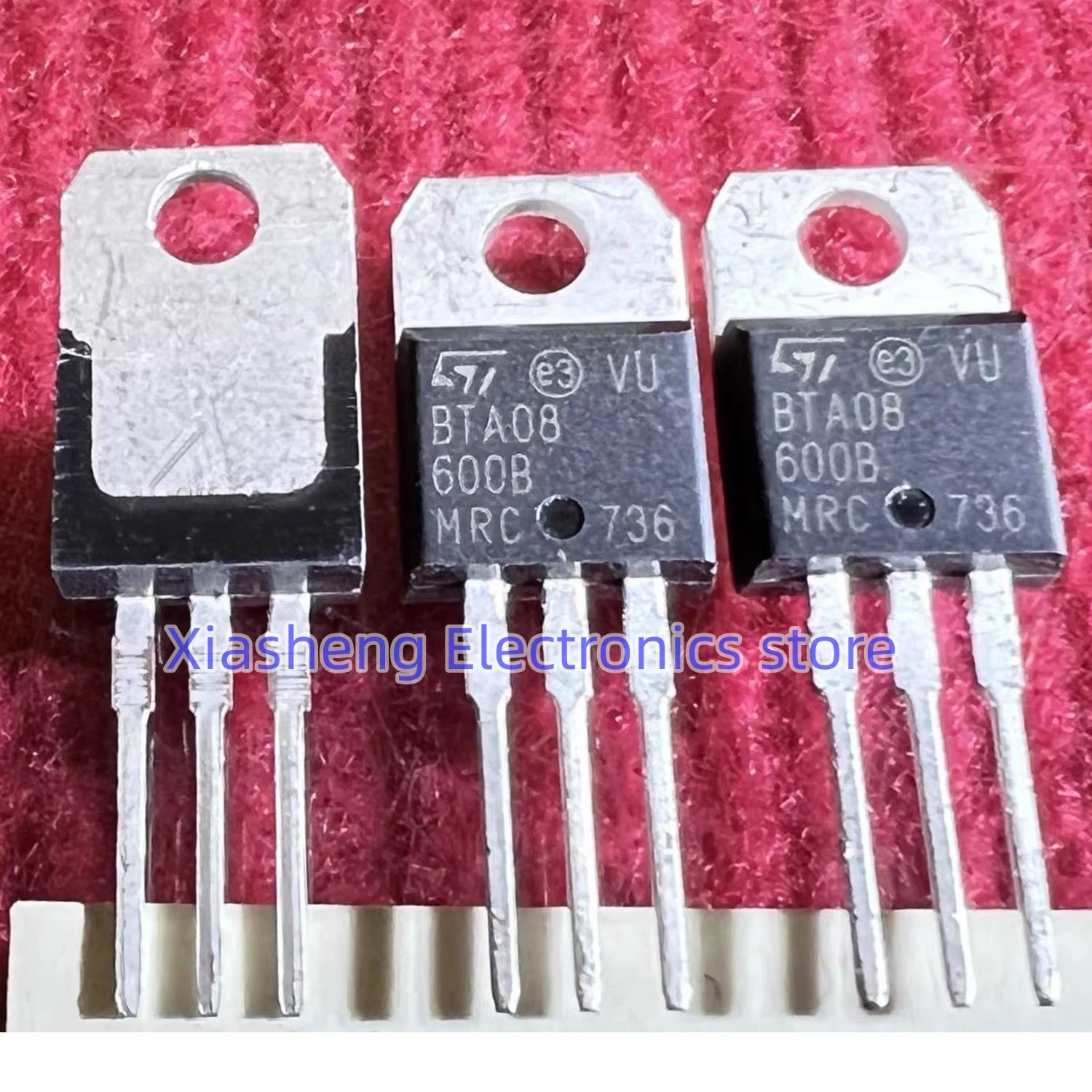 New Original 10Pcs BTA08-600B TO-220 TRIAC In Stock Electronic Components Good Quality