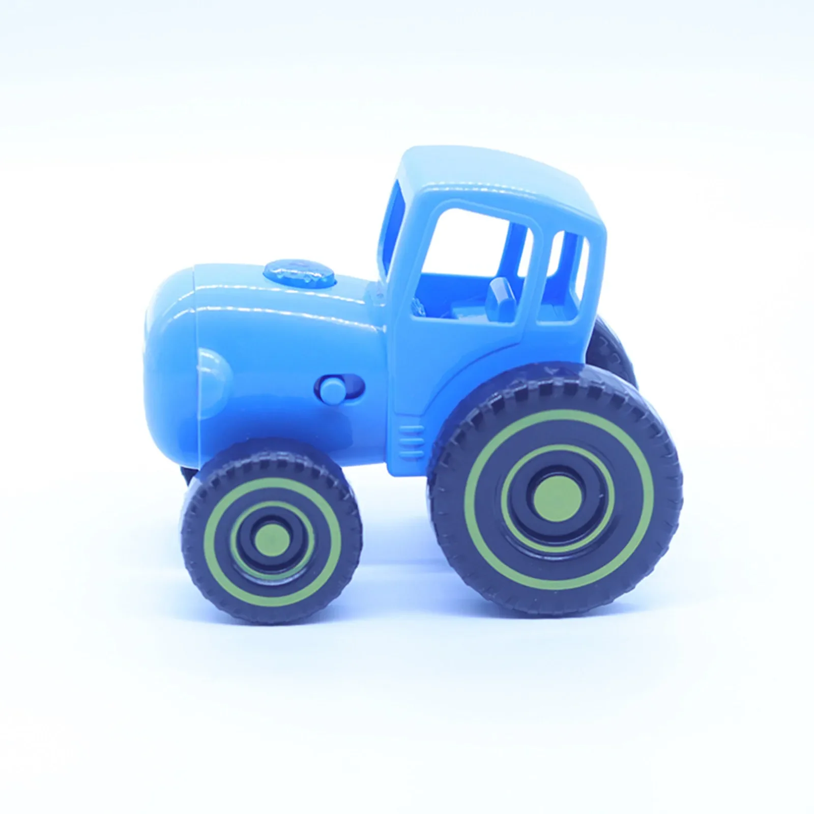 لعبة سحب موسيقية مع أغاني وأضواء كرتونية جرار زرقاء روسية مشهورة - مسار مساعد التعلم